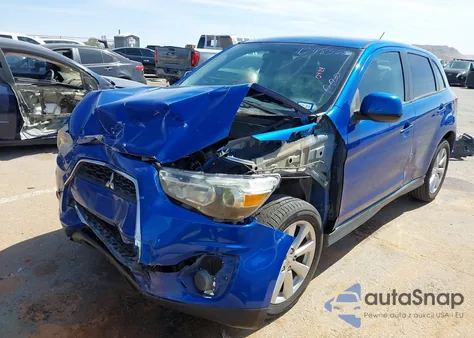 2015 Mitsubishi Outlander Sport Es из США, поврежденный, VIN 4A4AP3AU1FE002251